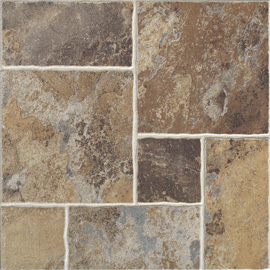 Ceramic floor tile Avila Marron