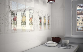 Ambiente Blancos con azulejos Decorado Cocina Snack