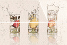 Revestimiento Decoraci�n Cocina Snack (2 piezas)