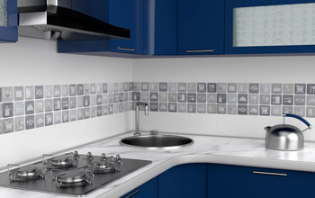 Amniente Blancos con azulejos Decor Kitchen 
