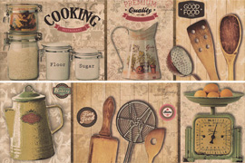 Revestimiento Decorado Carlota Cocina(2 Piezas)