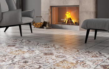 Ambiente Azulejo porcel�nico Carnaby Silver