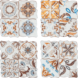 Azulejo porcel�nico Decor Carnaby Silver