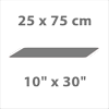 25 x 75 cm - 10 x 30 in