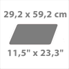 29,2 x 59,2 cm - 11,5 x 23,3 in