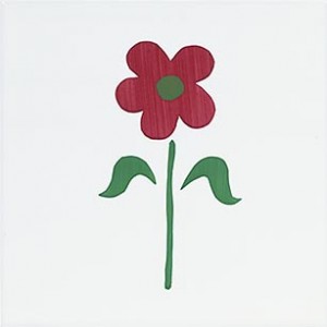 Flor carmin 20x20