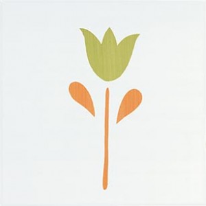 Tulipan verde pistacho nº3 20x20