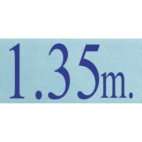 Ref. Núm. Profundidad 12X24,5cm