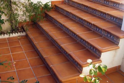 Escalera Rodamanto. Detalle esquina.