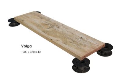 Volga – Base multifuncional con soporte de pavimento elevado 1200 x 330 x 40