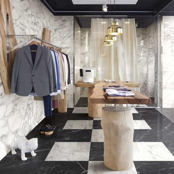 Allmarble: Azulejos de formatos medios para suelos - Marazzi