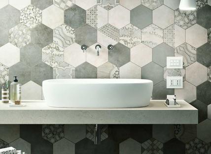 Clays: Azulejos de formatos pequeños para suelos - Marazzi