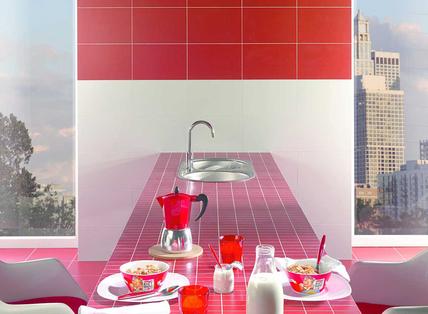 Minimal: Azulejos rojos: mira las colecciones - Marazzi