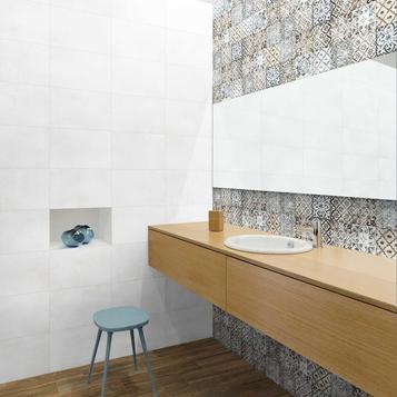 Azulejos Blanco Efecto Cemento - Marazzi_880