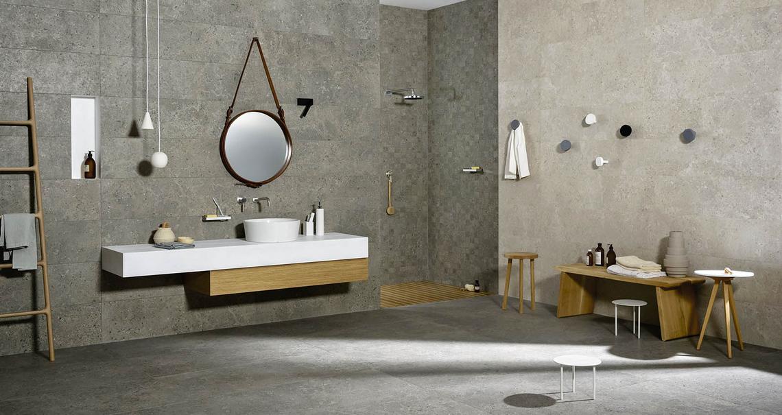 Mystone gris fleury - Efecto Piedra - Baño