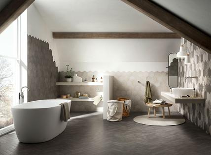 Clays: Azulejos de formatos pequeños para suelos - Marazzi