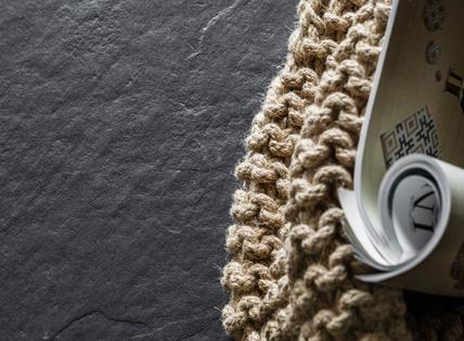 Mystone Lavagna: Azulejos para el salón: ideas y soluciones de cerámica y gres - Marazzi