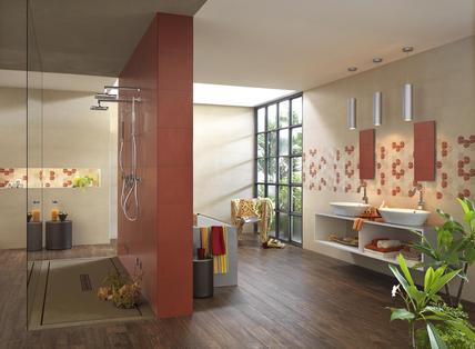 Oficina7: Azulejos de efecto cemento y cotto - Marazzi