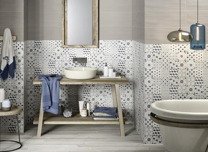 Paint: Azulejos de efecto cemento y cotto - Marazzi