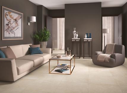 Pietra di noto: Azulejos para el salón: ideas y soluciones de cerámica y gres - Marazzi