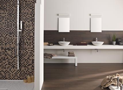Treverk: Azulejos para el cuarto de baño: cerámica y porcelánico - Marazzi