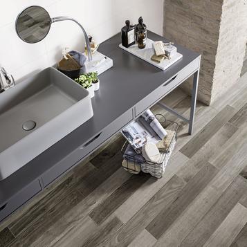 Treverkfusion: Azulejos para el cuarto de baño: cerámica y porcelánico - Marazzi