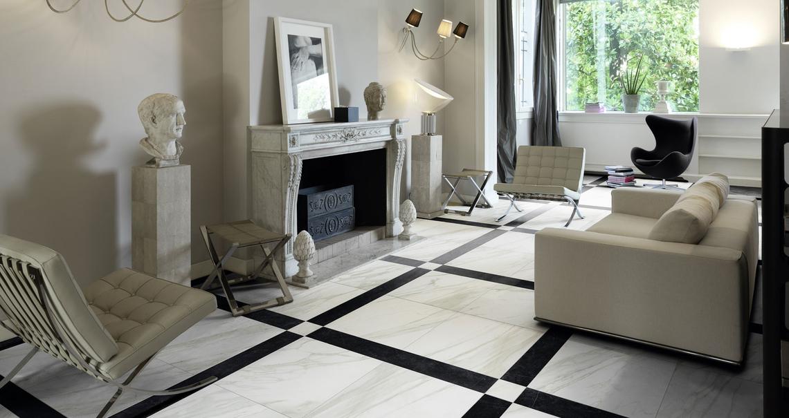 Evolutionmarble floor - Efecto Mármol - Salón