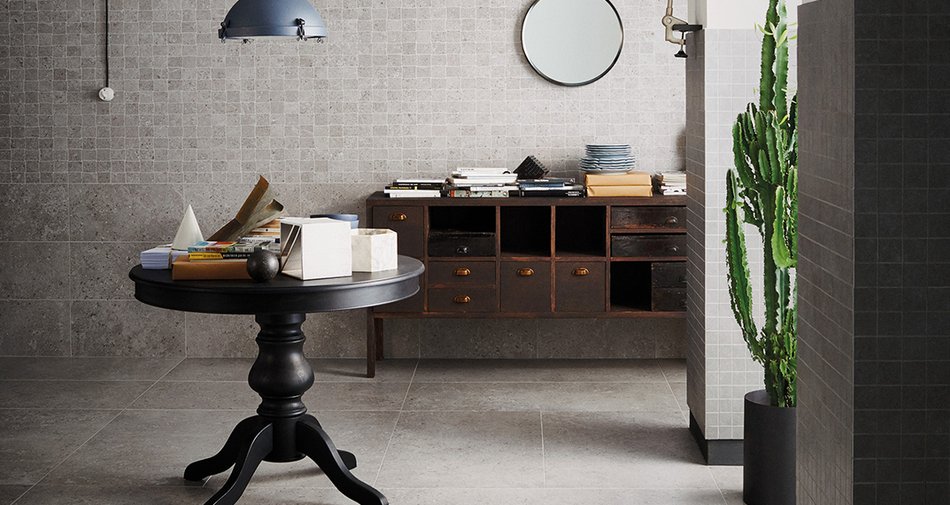 Mystone es el gres elegido para la campaña de Marazzi de 2015.