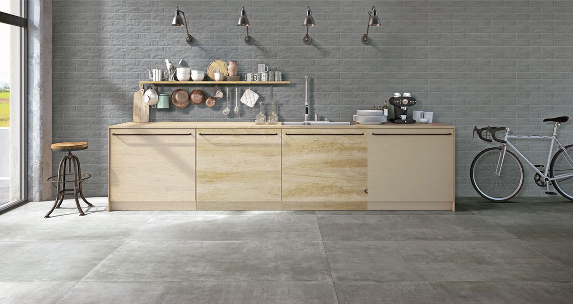 Los revestimientos perfectos para una cocina de estilo industrial