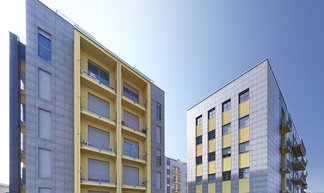  Soho porcelain tiles for a ventilated facade