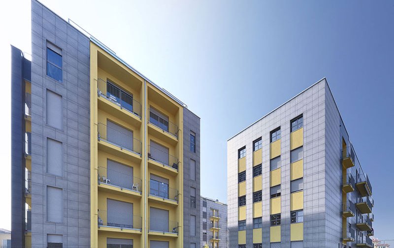  Soho porcelain tiles for a ventilated facade