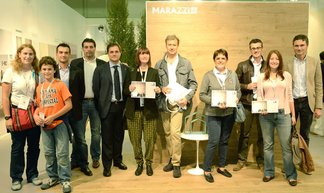 En Cersaie 2012 premiados los ganadores del concurso "Tu espacio Marazzi gana Nueva York".