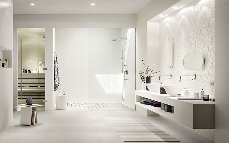 Total White, Three-dimensionality and lightness.