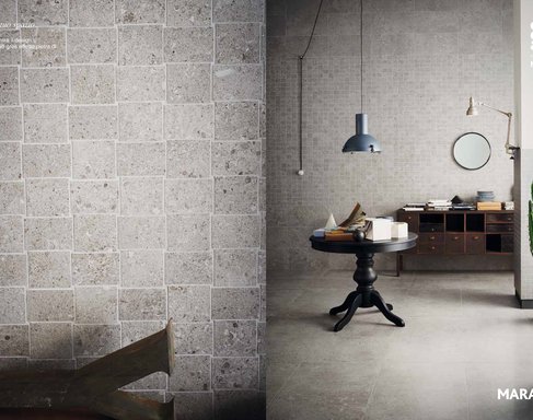 gres porcelánico de efecto piedra Mystone Marazzi