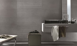 Concreta. Wall tiles “dressed” in clay