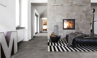 Mystone Ardesia.  Stone architecture and inspiration from ancient buildings, for interiors in contemporary style