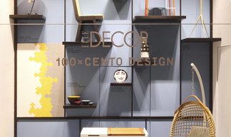 100xCENTO Design: en los escaparates, Triennale de Marazzi, diseño de Ponti y Rosselli, 1960.
