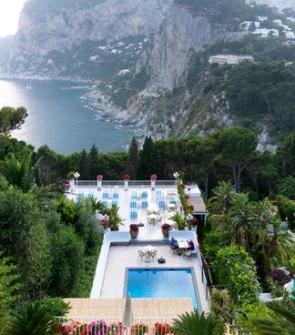 Solarium del hotel "Villa Brunella", Capri