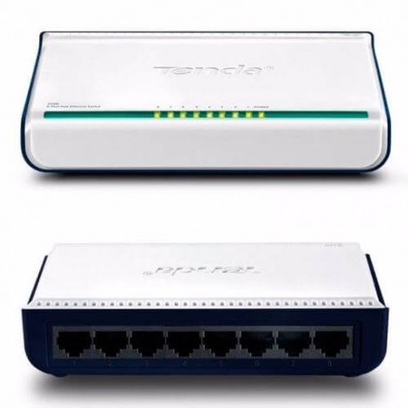 Comprar Switch Tenda 8 Puertos 10/100Mbps, RJ48, Caja Plástica