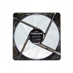 Ventilador caja coolfan NOX  12cm, 19DBA, Blanco
