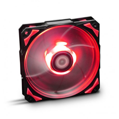 Comprar Ventilador caja Hfan NOX  12cm,  Led Rojo