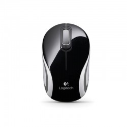 Raton Óptico M187 Inalambrico Negro Mini
