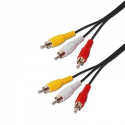 Cable Audio Estereo, 2xRCAM-2xRCAM 1.8m - 30m
