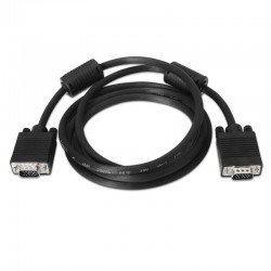 Cable SVGA con ferrita, HDB15/M-HDB15/M, negro, 1.0m