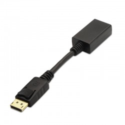 Conversor DisplayPort a HDMI, DP/M-HDMI A/H, negro, 15cm