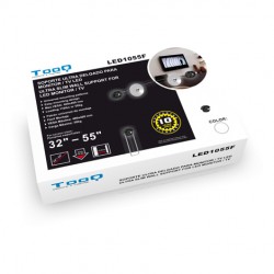 Soporte de pared (monitor / plasma / LCD / LED) 32"-55" Negro - LED1055F-B