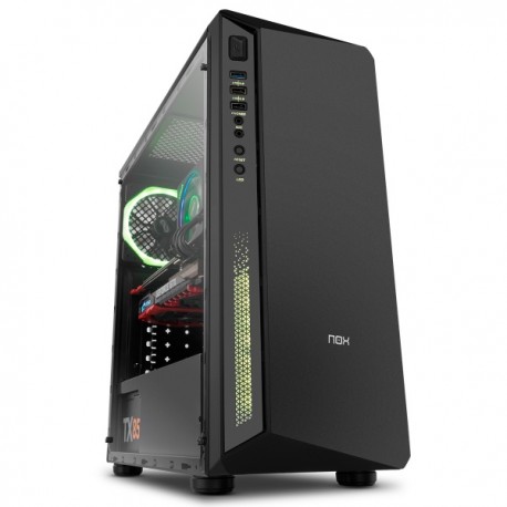 Comprar Nox Infinity Atom RGB Cristal Templado - Caja/Torre