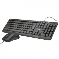 Teclado y ratón trust ziva...