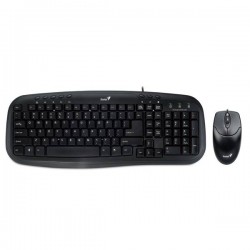 Teclado + Ratón  Negro Usb...