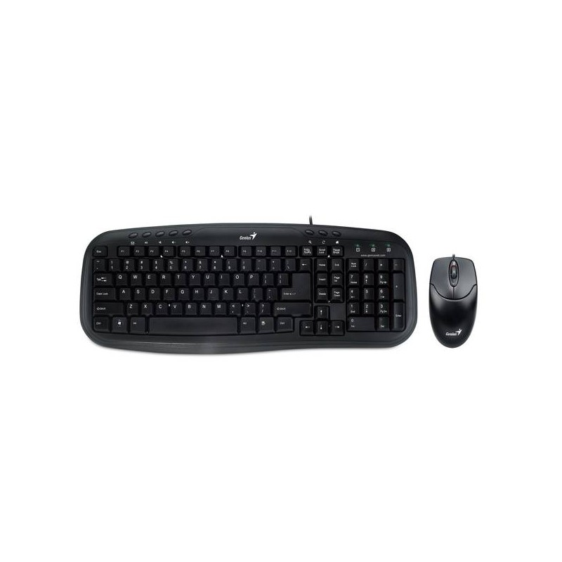Comprar Teclado + Ratón  Negro Usb Genius KM-200